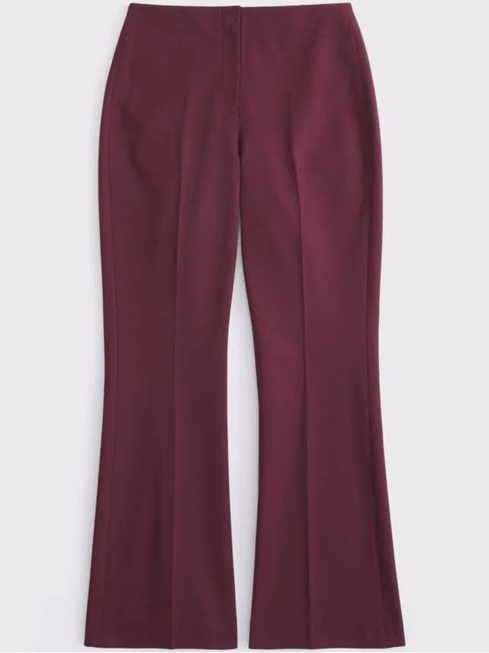 Abercrombie & Fitch Mid Rise Bootcut Pant - Burgundy